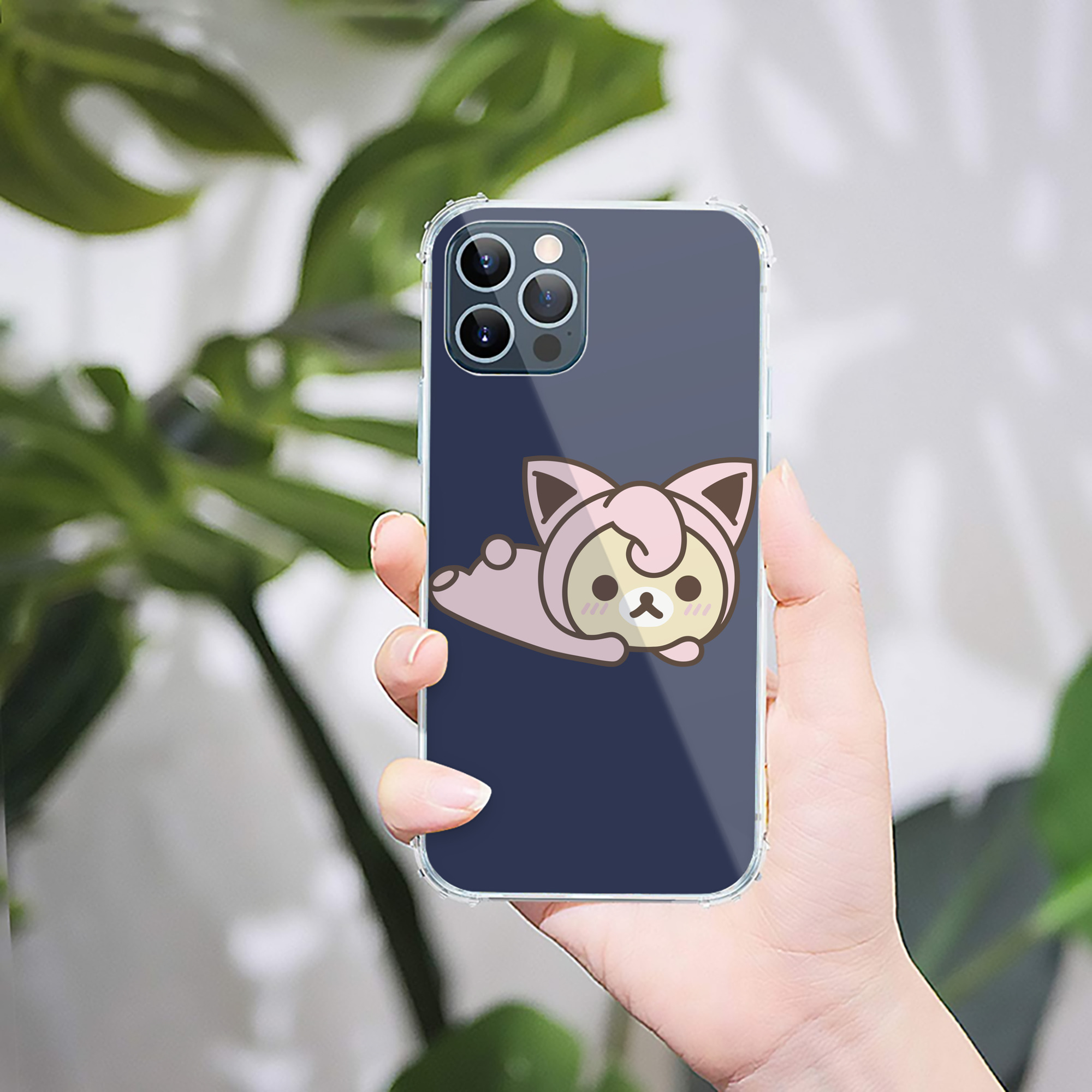 （画像用） リラックマ リラックマ キイロイトリ Rilakkuma Korilakkuma Kiiroitori 【iPhone 12シリーズ対応】透明スマホケース（クリアソフトケース）
